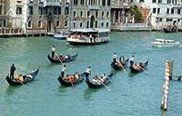 Gondolas on Grand Canal