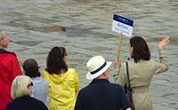 Tour group in Venice