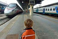 Venice Santa Lucia Station platforms